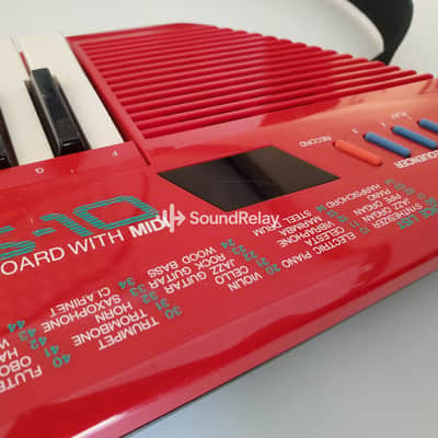 Yamaha SHS-10R Keytar – Red Version – Portable FM Synth – Printed Manual – Tested image 10