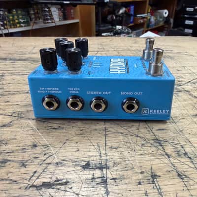 Used Keeley Hydra Stereo Reverb & Tremolo Guitar Pedal with Original Box image 4