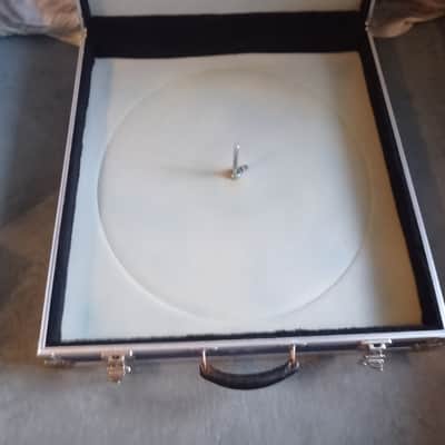 Paiste RARE, Vintage, Collectable flight case 24" 80s - Blue and chrome with red logo image 5
