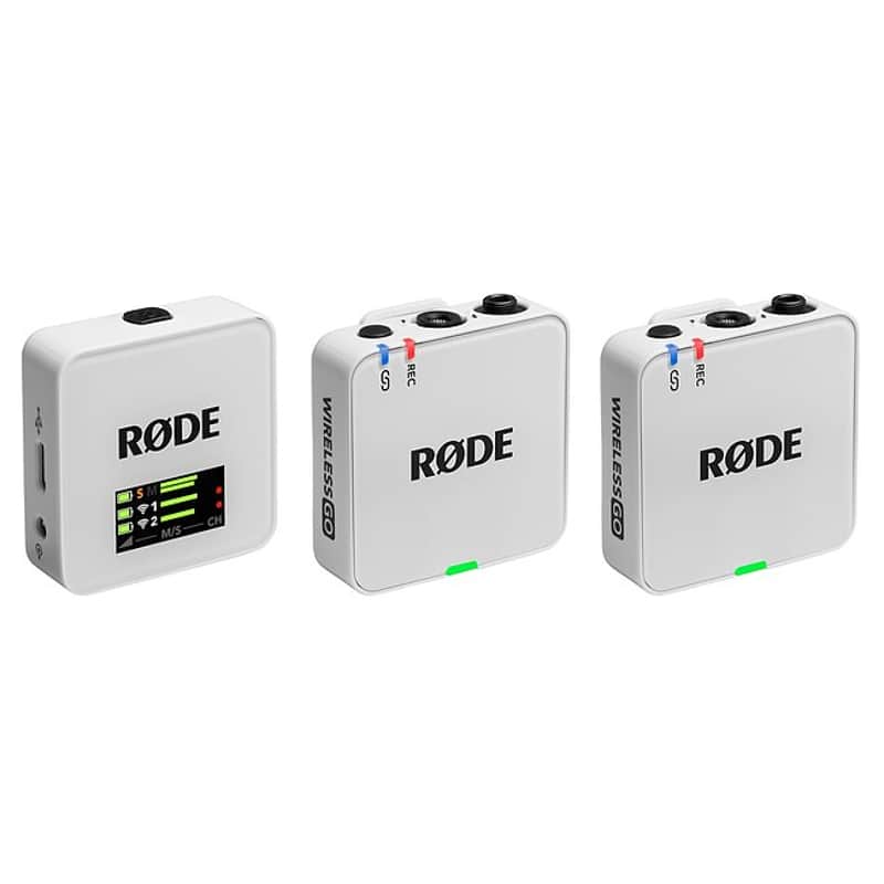 RODE Wireless Go Gen 3 Dual White Digitales Drahtlos-Mikrofonsystem image 1