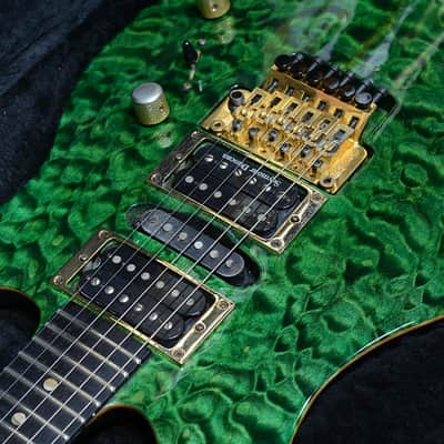 Brian Moore USA MC-1 Double Cutaway Emerald Green 1990's image 3