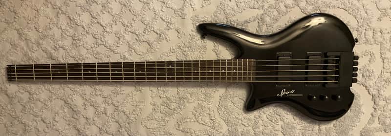 Steinberger Spirit XZ-25 (Left Handed) Headless - Black Gloss image 1