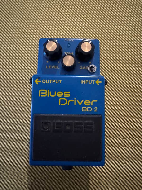Keeley Boss BD-2 Blues Driver Overdrive with Phat Mod 2010s - Blue