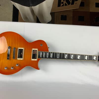 ESP E-II Eclipse Full Thickness Vintage Honey Burst Electric Guitar + Hard Case Made in Japan image 11