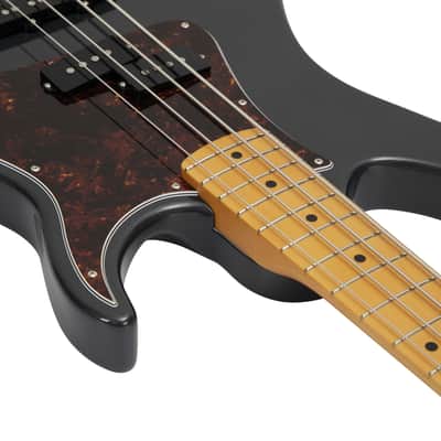 Vola Guitars ZVA 4 String Bass - Charcoal Frost Metallic Gloss MIJ image 4