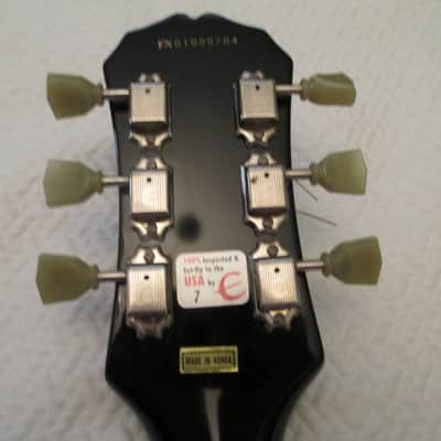 Epiphone/Gibson Les Paul 2001 Black Quality Korean not China image 5