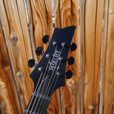 Schecter DIAMOND SERIES PT Black Ops Satin Black Open Pore 6-String Electric Guitar (2024) image 3
