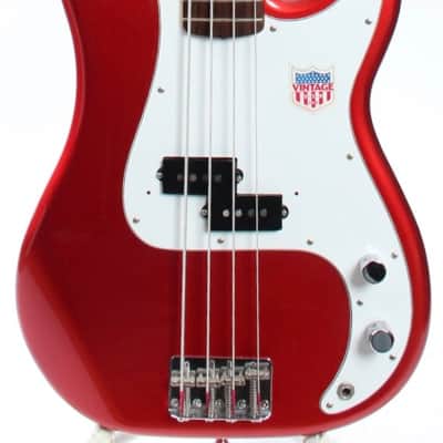 2002 Fender Precision Bass '62 Reissue candy apple red image 1
