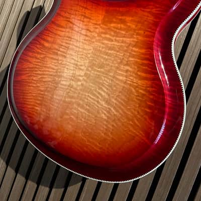 Rickenbacker 381/V69 2009 - Fireglo with OHSC. image 5