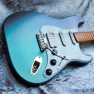 Build to Order GB Liuteria Traditional Strato Vegatrem pearl grey/green image 1