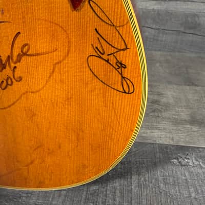 Gibson Hummingbird 1968 - Natural - Signed by David Allan Coe, BB King,  Ray Price, Roy Clark, and Jim Stafford!! image 7