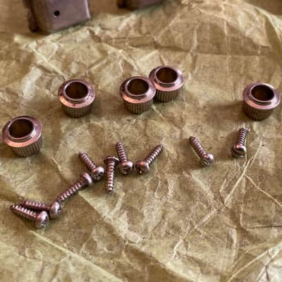vintage FENDER 1980's parts tuners jack cup bushings screws for telecaster strat stratocaster image 3