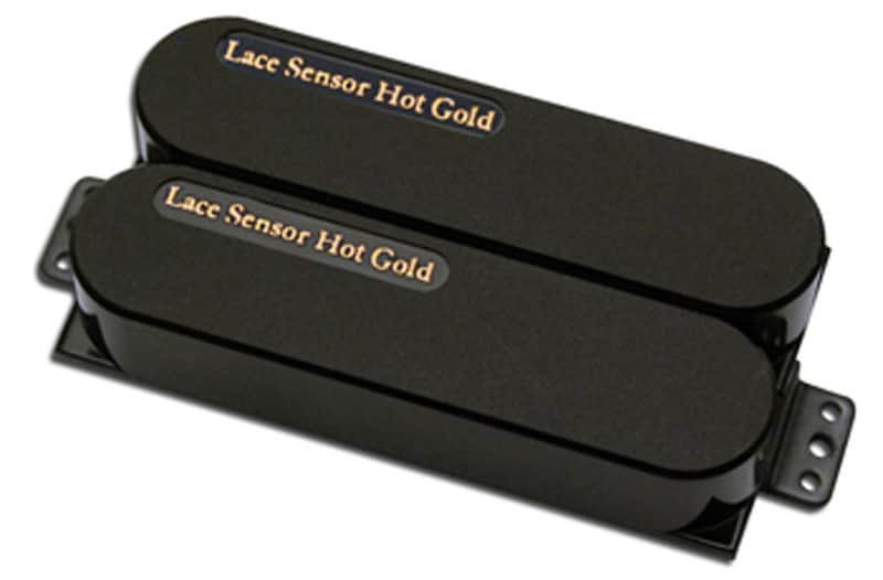Lace Sensor Hot Gold Dually Bridge pickup - black image 1