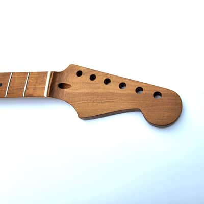 Brio Nitro Satin Roasted Maple S-Style Neck Dual Action Truss Rod at Headstock image 10
