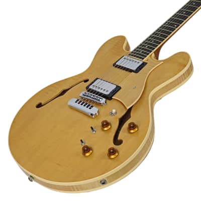 1997 Heritage H-535-VV Semi-Hollow Electric Guitar Antique Natural image 12