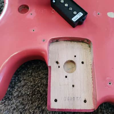 Fender Road Worn 50's Precision Bass Fiesta Red Seymour Duncan Pickups Electric Bass image 11