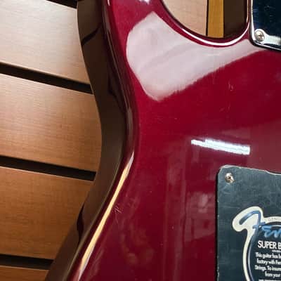Fender Standard Stratocaster HH with Rosewood Fretboard in Midnight Wine 2004 w/Bag image 8