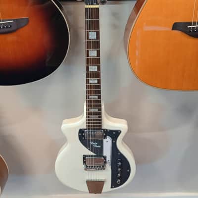 Eastwood Limited Edition Airline Twin Tone Double Cut Electric Guitar (1 of 24) - White image 1
