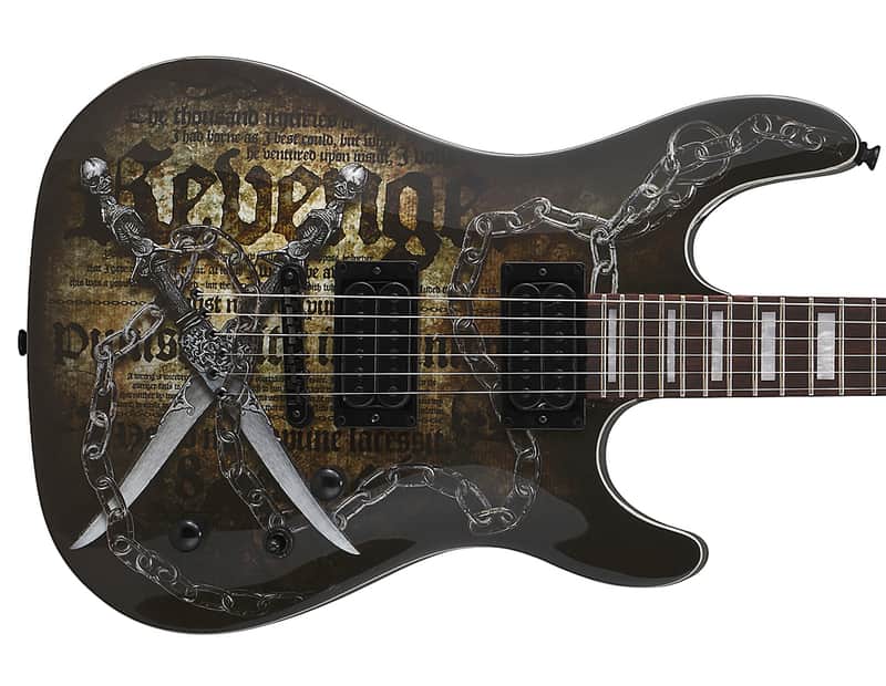 Cort KX5-CQ Unique Design Graphic Electric Guitar String Through