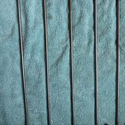 Ludwig 8 Bass Drum Bow Tie Tension Rods and Claws - Transition Badge era 50s 60s - Nickel image 7