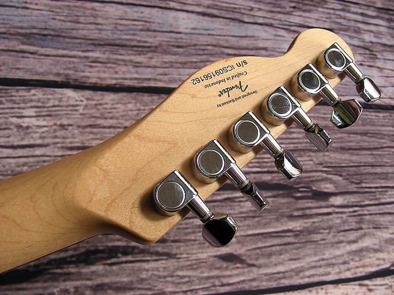 2004 Squier by Fender Black & Chrome Standard Telecaster with