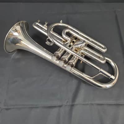 Getzen 800S-LBWT Eterna Bb Cornet | Large Bore with 1st Valve Trigger - Silver Plated image 2