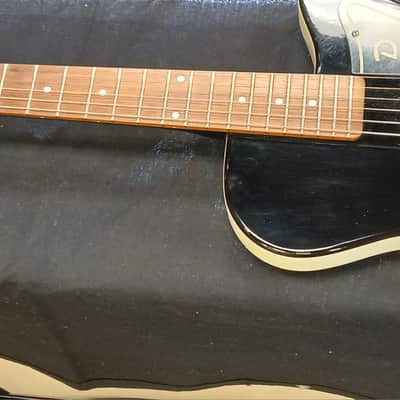 Danelectro '56 U2 reissue single cut 1990's - Gloss black image 2