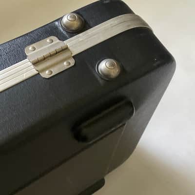 1990's Fender USA Stratocaster Telecaster Black Molded Hardshell Guitar Case Butterfly Latches image 10