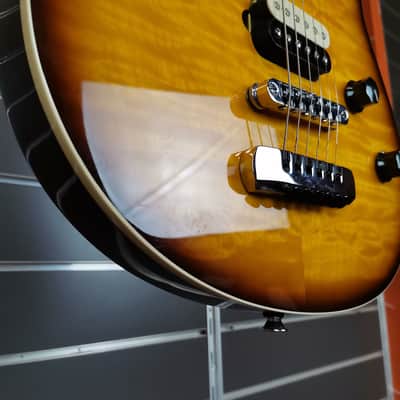 EVH Wolfgang Special HT with Hard Tail Fine Tuning Tailpiece Tobacco Burst image 4