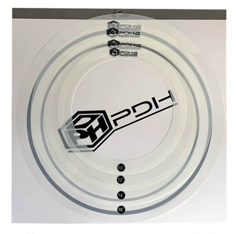PDH Overtone Dampening Rings for Toms Snare Drum Reduce Noise Improve Tone Fits 10/12/14/16" Drum Heads image 1