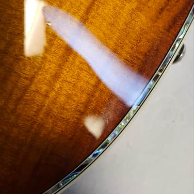 ESP LTD EC-1000FM Deluxe, AA Flame Maple Top, Seymour Duncan Slash APH-2 Set, Amber Sunburst, Korea, w/HSC 2017 image 18