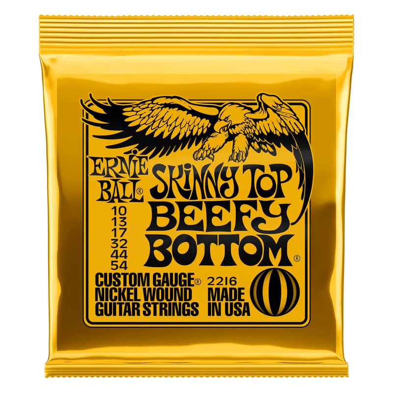 Ernie Ball 2216 Nickel Wound Skinny Top/Beefy Bottom Electric Strings (10-54) image 1