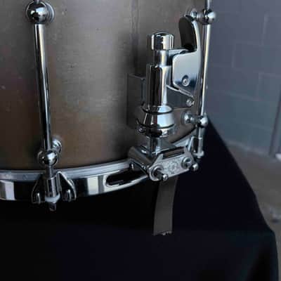 ~WOW!~ Dunnett James Trussart Collection 7x14 Lone Star Patina Mild Steel Model Snare Drum w/ CR Hoops & Dunnett Bag (DH Rm 4) image 4
