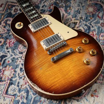 2020 Gibson Custom Shop 59' Les Paul Ultra Heavy Aged Murphy Lab Kindred Burst image 12