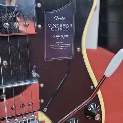Fender Vintera II '70s Telecaster Deluxe with Tremolo, Maple Fretboard 2023 - 2026 - Vintage White image 6
