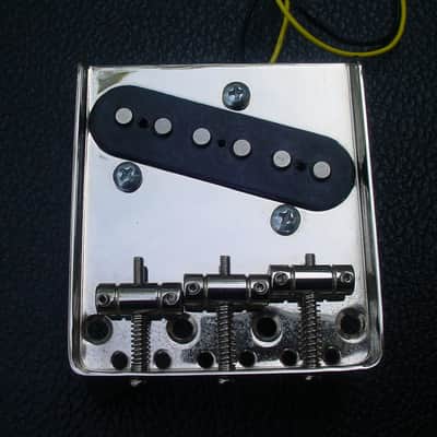 Squier Classic Vibe 60s Telecaster Bridge Assembly and Bridge Pickup 2024 - Nickel Plated image 1