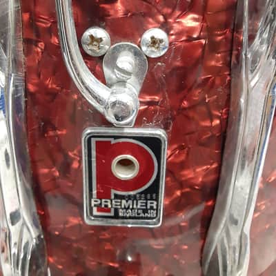 Premier Marching Snare 14x12" 1980s - Red image 2