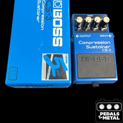 Boss CS-3 Compression Sustainer (Black Label) 1986 - 1992 - Blue - X19944 image 1