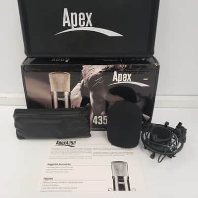 Apex 435B Wide Diaphragm Condenser Microphone - Black image 7