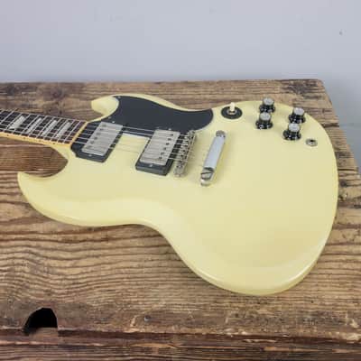 2013 Gibson Les Paul SG '61 Reissue Modified - Aged White With OHSC image 7
