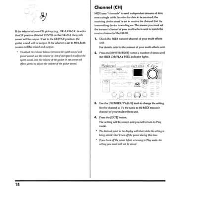 Roland GR-20 — Owners Manual User Guide Instructions — 49 Pages — USA Made image 8