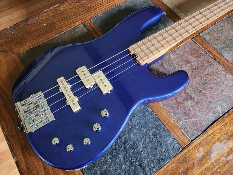 Charvel San Dimas Pro Mod PJ bass w/case - mystic blue image 1