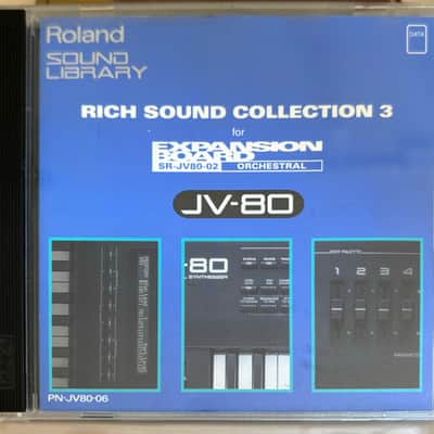 Roland JV-80 Rich Sounds 3 Sound Card PN-JV80-06
