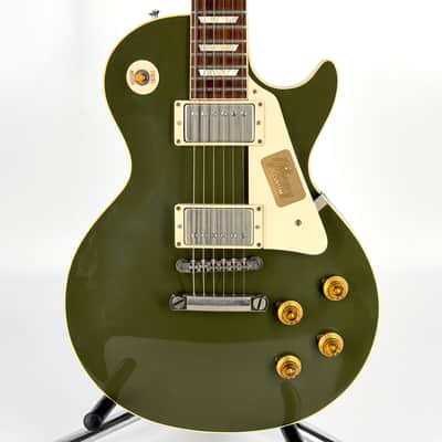 2015 Gibson Custom Shop Limited Edition 1958 Reissue Les Paul - Olive Grab Green image 4