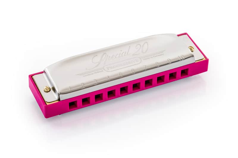 Hohner Special 20 Harmonic Key Of C - Pink image 1