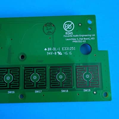 NOVATION LAUNCHKEY 49 MK2 Part Drum Trigger Conductive Pad & Transport PCB Board image 6