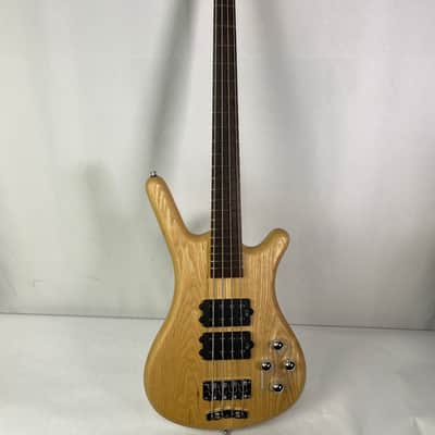 Warwick Rockbass Corvette $$ 4 String Bass Natural Transparent Satin image 2