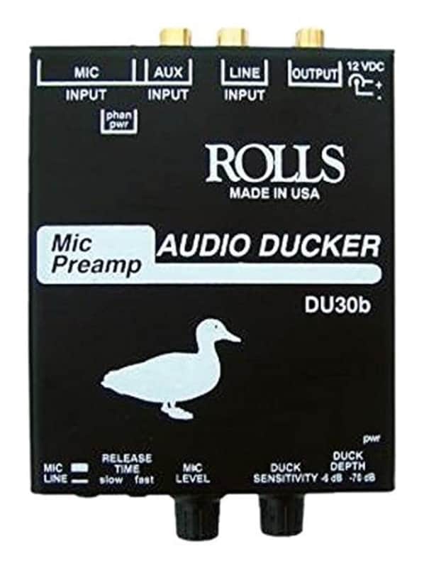 Rolls DU30b XLR Balanced Input RCA Unbalanced I/O Microphone Preamplifier Audi image 1