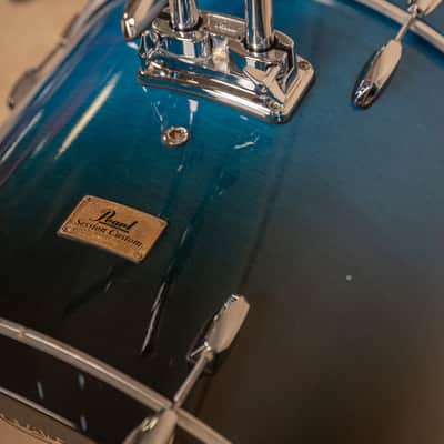 Pearl Session Custom Maple Marine Blue Fade Drum Set image 10