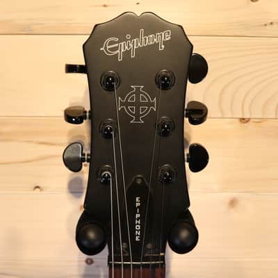 Epiphone SG Goth G-400 2002 Electric Guitar - Satin Pitch Black image 9
